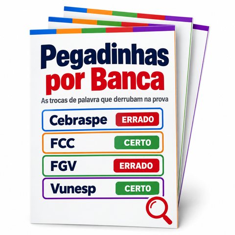 Capa do Pegadinhas por Banca